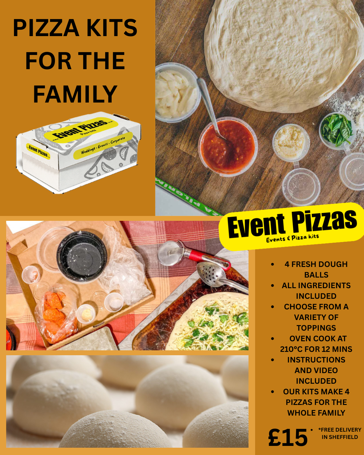Pizza Kits - At home Family
