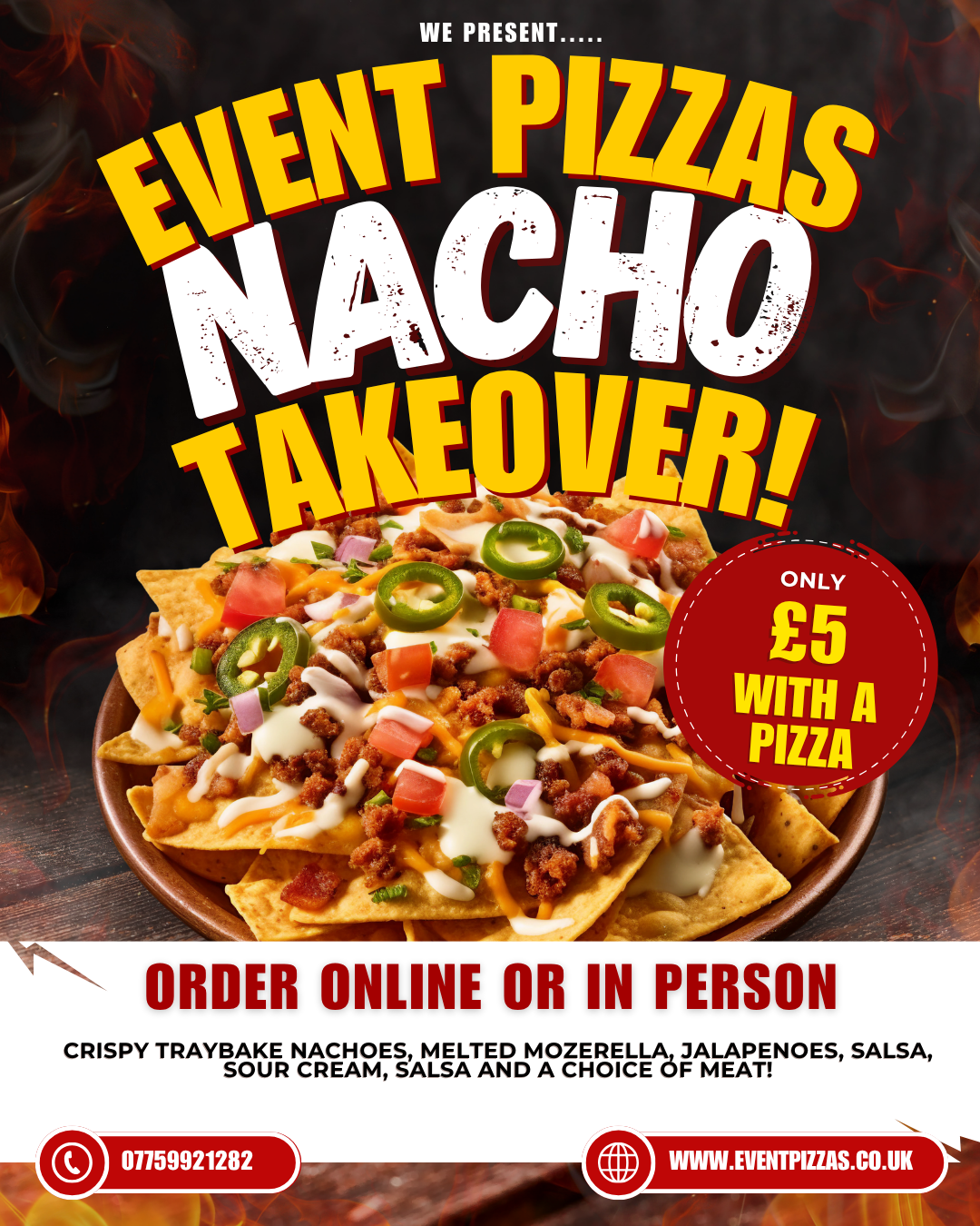 Pop Up Pizza Menu